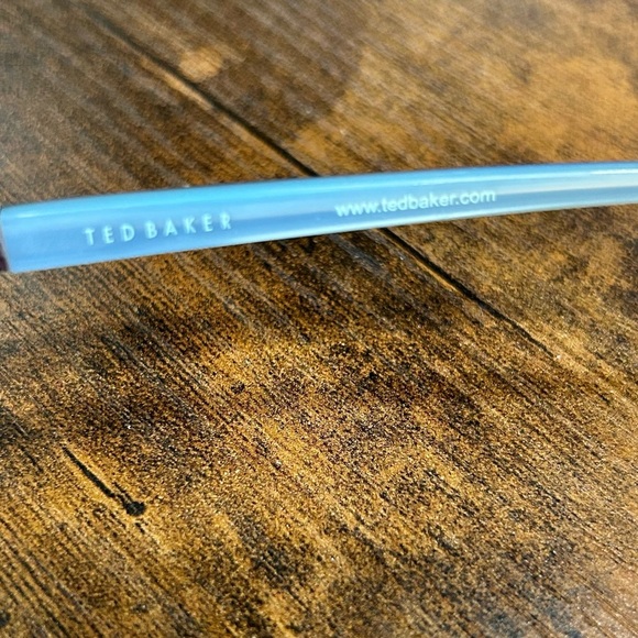 Ted Baker Eyeglasses Frames Only B742 TOR 55-16-140 Plastic Tortoise Blue - Picture 6 of 7